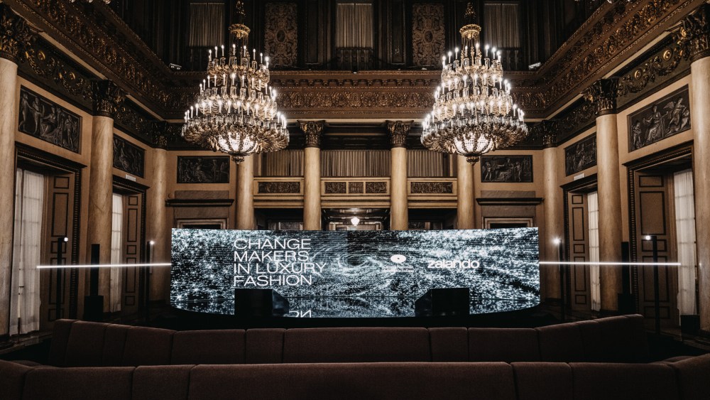 Inside the Camera Nazionale della Moda Italiana x Zalando "Changemakers in Luxury Fashion" event in Milan.