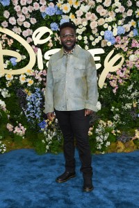 Babou Ceesay at the Disney 2025 Upfront Red Carpet held at North Javits Center on May 13, 2025 in New York, New York.