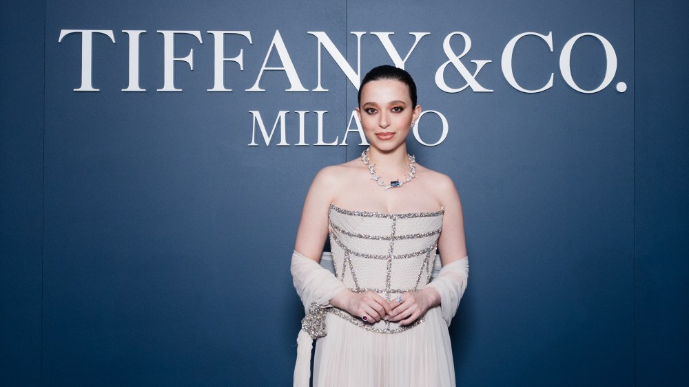 Mikey Madison at Tiffany & Co.'s event in Milan.
