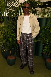 LONDON, ENGLAND - MAY 20: Ncuti Gatwa visits a dinner co-hosted by Burberry and The Newt in Somerset at the RHS Chelsea Flower Show on May 20, 2025 in London, England. (Photo by Dave Benett/Getty Images for The Newt in Somerset & Burberry)