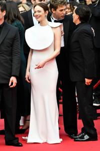 Emma Stone, Austin Butler at the "Eddington" Premiere at The 78th Cannes Film Festival at Palais des Festivals on May 16, 2025 in Cannes, France.