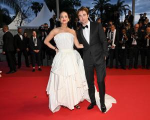 Jennifer Lawrence, Robert Pattinson at the "Die, My Love" Premiere during the 78th Cannes Film Festival held at Palais des Festivals on May 17, 2025 in Cannes, France.