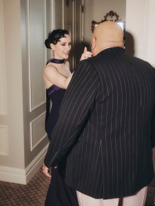 A look at Rachel Brosnahan getting ready for the Met Gala 2025 with Sergio Hudson.
