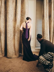 A look at Rachel Brosnahan getting ready for the Met Gala 2025 with Sergio Hudson.