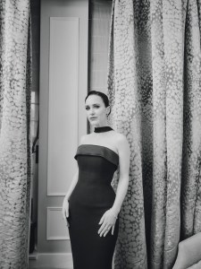 A look at Rachel Brosnahan getting ready for the Met Gala 2025 with Sergio Hudson.