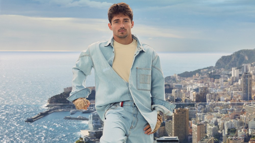 The Ferrari x Charles Leclerc capsule collection's campaign.
