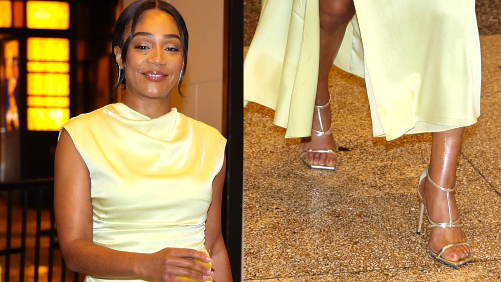 Tiffany Haddish is seen arriving at the 'CBS Morning' show on May 27, 2025 in New York City.