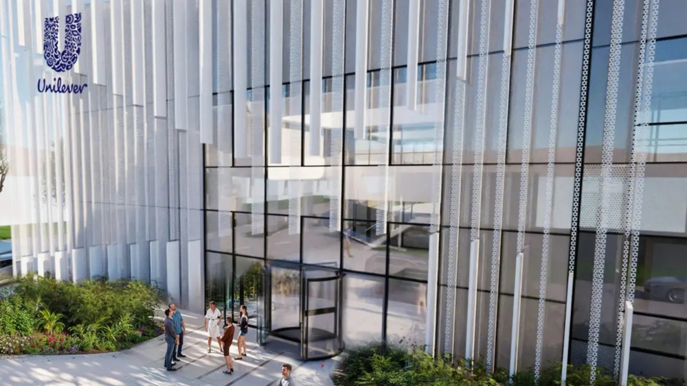 A rendering of Unilever's new fragrance R&D facility near Liverpool, England.