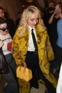 Sabrina Carpenter at ASAP Rocky Met Gala After Party Inside on May 05, 2025 in New York, New York.