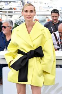 Diane Kruger at the “Amrum” Photocall during The 78th Cannes Film Festival at Palais des Festivals on May 16, 2025 in Cannes, France.
