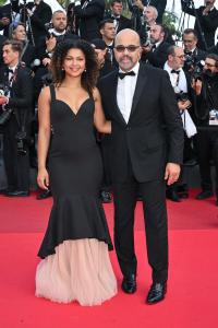 Juno Wright, Jeffrey Wright at "The Phoenician Scheme" Premiere during the 78th Cannes Film Festival at Palais des Festivals on May 18, 2025 in Cannes, France.