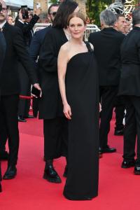Julianne Moore at "The Phoenician Scheme" Premiere during the 78th Cannes Film Festival at Palais des Festivals on May 18, 2025 in Cannes, France.