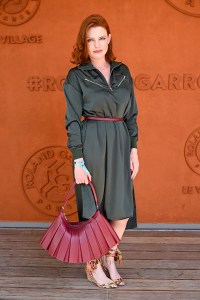 PARIS, FRANCE - MAY 30: Elodie Frégé attends the 2025 French Open at Roland Garros on May 30, 2025 in Paris, France. (Photo by Stephane Cardinale - Corbis/Corbis via Getty Images)