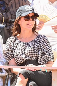 PARIS, FRANCE - MAY 30: Kristin Davis is seen at Roland Garros on May 30, 2025 in Paris, France. (Photo by Stephane Cardinale - Corbis/Corbis via Getty Images)