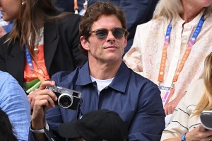 PARIS, FRANCE - JUNE 01: James Marsden is seen at Roland Garros on June 01, 2025 in Paris, France. (Photo by Stephane Cardinale - Corbis/Corbis via Getty Images)