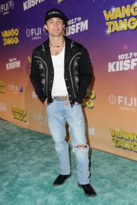 Asher Angel at iHeartRadio’s 102.7 KIIS FM Wango Tango at Huntington City Beach on May 10, 2025 in Huntington Beach, California.