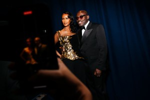 Iman and Edward Enninful
