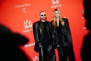 Guram Gvasalia and Heidi Klum