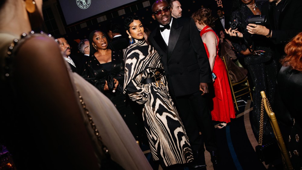 Teyana Taylor and Edward Enninful