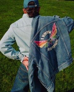 Levi’s 'Meet You In the Park' Pride Collection, lgbtq pride month fashion merch products, companies donating to gay pride month 2025