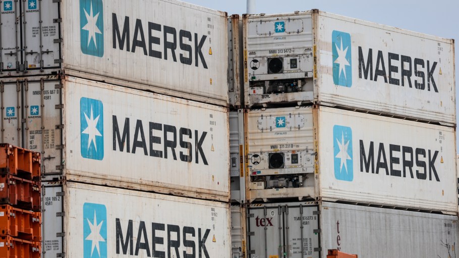 China-to-U.S. volumes dropped 30 percent to 40 percent in April, according to Maersk CEO Vincent Clerc.