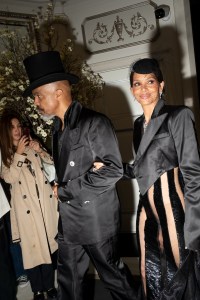 Halle Berry at The Carlyle Hotel before the 2025 Met Gala: "Superfine: Tailoring Black Style" held at the Metropolitan Museum of Art on May 5, 2025 in New York, New York.