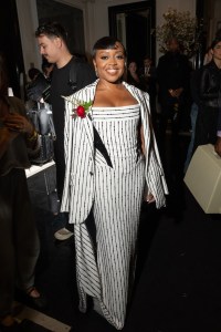 Quinta Brunson at The Carlyle Hotel before the 2025 Met Gala: "Superfine: Tailoring Black Style" held at the Metropolitan Museum of Art on May 5, 2025 in New York, New York.