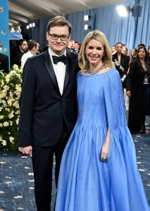 Charles Shaffer, Elizabeth Cordry Shaffer at The 2025 Met Gala Celebrating "Superfine: Tailoring Black Style" held at the Metropolitan Museum of Art on May 05, 2025 in New York, New York.