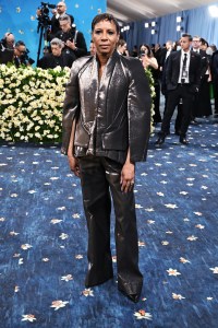 Adrienne Adams at The 2025 Met Gala Celebrating "Superfine: Tailoring Black Style" held at the Metropolitan Museum of Art on May 05, 2025 in New York, New York.