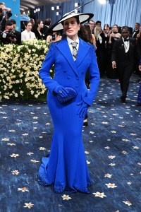 Jamie Singer Soros at The 2025 Met Gala Celebrating "Superfine: Tailoring Black Style" held at the Metropolitan Museum of Art on May 05, 2025 in New York, New York.