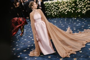 Maya Hawke at The 2025 Met Gala Celebrating "Superfine: Tailoring Black Style" held at The Metropolitan Museum of Art on May 05, 2025 in New York, New York.