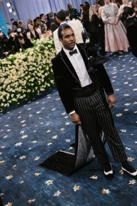 Tramell Tillman at The 2025 Met Gala Celebrating "Superfine: Tailoring Black Style" held at The Metropolitan Museum of Art on May 05, 2025 in New York, New York.