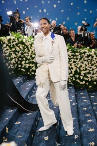 Tyler Mitchell at The 2025 Met Gala Celebrating "Superfine: Tailoring Black Style" held at The Metropolitan Museum of Art on May 05, 2025 in New York, New York.