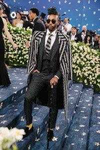 BJ Gray at The 2025 Met Gala Celebrating "Superfine: Tailoring Black Style" held at The Metropolitan Museum of Art on May 05, 2025 in New York, New York. (Photo by Lexie Moreland/WWD via Getty Images)