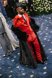 Edvin Thompson at The 2025 Met Gala Celebrating "Superfine: Tailoring Black Style" held at The Metropolitan Museum of Art on May 05, 2025 in New York, New York. (Photo by Lexie Moreland/WWD via Getty Images)