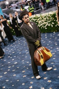 Bad Bunny at The 2025 Met Gala Celebrating "Superfine: Tailoring Black Style" held at The Metropolitan Museum of Art on May 05, 2025 in New York, New York. (Photo by Lexie Moreland/WWD via Getty Images)