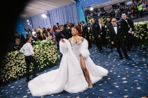 Megan Thee Stallion, Michael Kors at The 2025 Met Gala Celebrating "Superfine: Tailoring Black Style" held at The Metropolitan Museum of Art on May 05, 2025 in New York, New York.