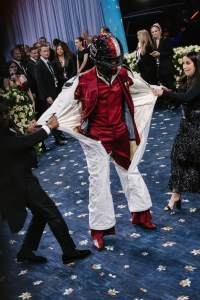Damson Idris at The 2025 Met Gala Celebrating "Superfine: Tailoring Black Style" held at The Metropolitan Museum of Art on May 05, 2025 in New York, New York.