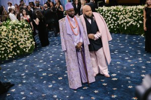 John Imah, Sergio Hudson at The 2025 Met Gala Celebrating "Superfine: Tailoring Black Style" held at The Metropolitan Museum of Art on May 05, 2025 in New York, New York.