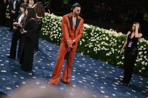 Miles Chamley-Watson at The 2025 Met Gala Celebrating "Superfine: Tailoring Black Style" held at The Metropolitan Museum of Art on May 05, 2025 in New York, New York.