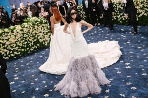 Vera Wang at The 2025 Met Gala Celebrating "Superfine: Tailoring Black Style" held at The Metropolitan Museum of Art on May 05, 2025 in New York, New York.