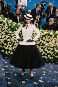 Monica Barbaro at The 2025 Met Gala Celebrating "Superfine: Tailoring Black Style" held at The Metropolitan Museum of Art on May 05, 2025 in New York, New York.