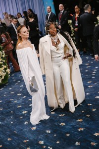Stella McCartney, Mary J. Blige at The 2025 Met Gala Celebrating "Superfine: Tailoring Black Style" held at The Metropolitan Museum of Art on May 05, 2025 in New York, New York.