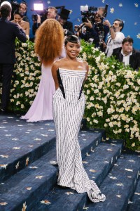 Quinta Brunson at The 2025 Met Gala Celebrating "Superfine: Tailoring Black Style" held at The Metropolitan Museum of Art on May 05, 2025 in New York, New York.