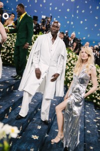 Ozwald Boateng at The 2025 Met Gala Celebrating "Superfine: Tailoring Black Style" held at The Metropolitan Museum of Art on May 05, 2025 in New York, New York.