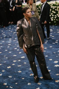 Adrienne Adams at The 2025 Met Gala Celebrating "Superfine: Tailoring Black Style" held at The Metropolitan Museum of Art on May 05, 2025 in New York, New York.