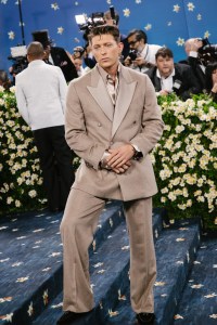 Tom Francis at The 2025 Met Gala Celebrating "Superfine: Tailoring Black Style" held at The Metropolitan Museum of Art on May 05, 2025 in New York, New York.