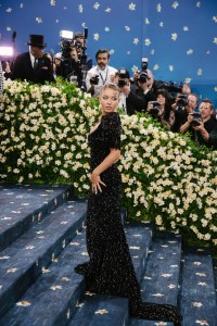 Sydney Sweeney at The 2025 Met Gala Celebrating "Superfine: Tailoring Black Style" held at The Metropolitan Museum of Art on May 05, 2025 in New York, New York.