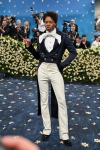 Jeremy O. Harris at The 2025 Met Gala Celebrating "Superfine: Tailoring Black Style" held at the Metropolitan Museum of Art on May 05, 2025 in New York, New York.