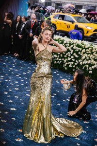 Gigi Hadid in Miu Liu at the 2025 Met Gala.